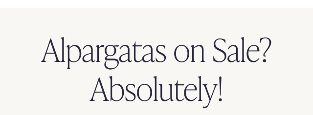 Alpargatas on Sale? - Image