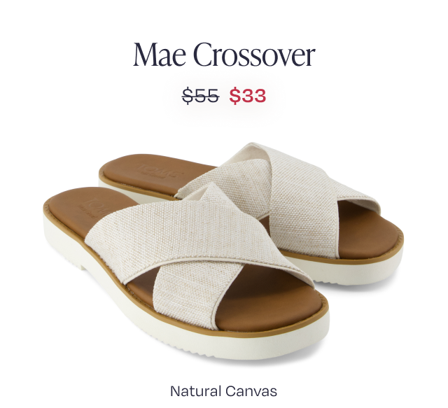 Mae Crossover Slide Sandal - Image