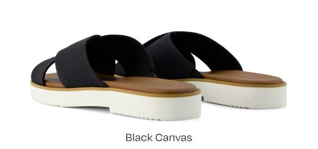 Mae Crossover Slide Sandal - Image