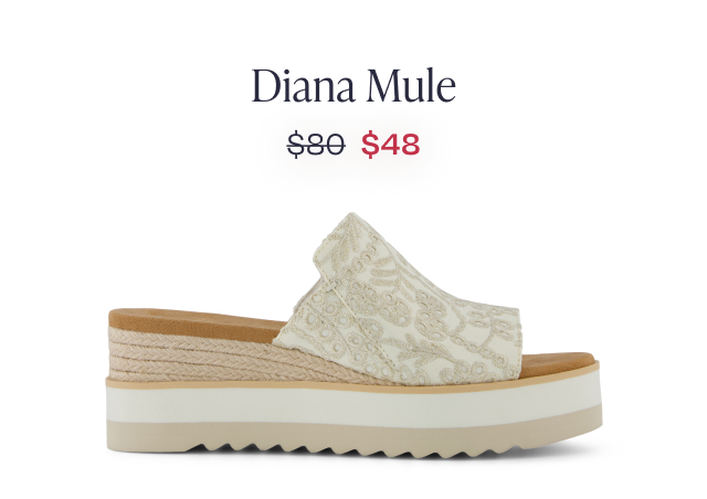 Diana Mule Wedge Sandal - Image