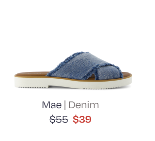 Mae Crossover Slide Sandal - Image