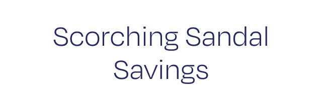 Scorching Sandal Savings - Image