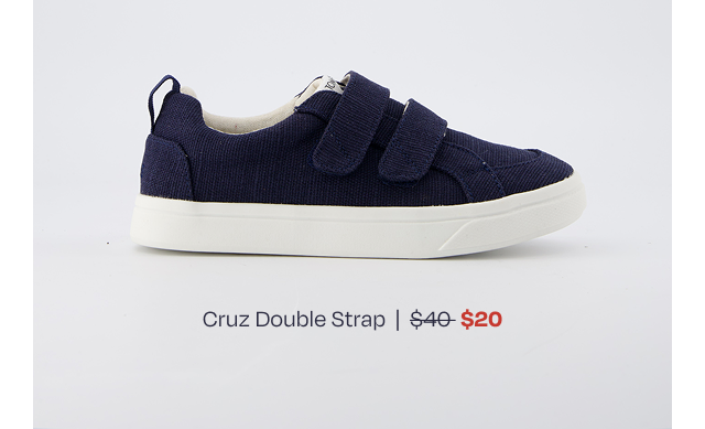 Cruz Double Strap Kids Sneaker - Image
