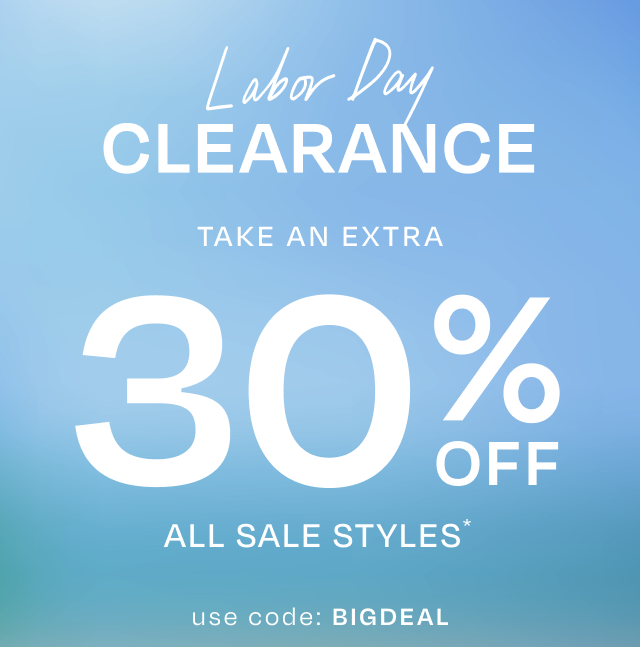 Labor Day Clearance - Image