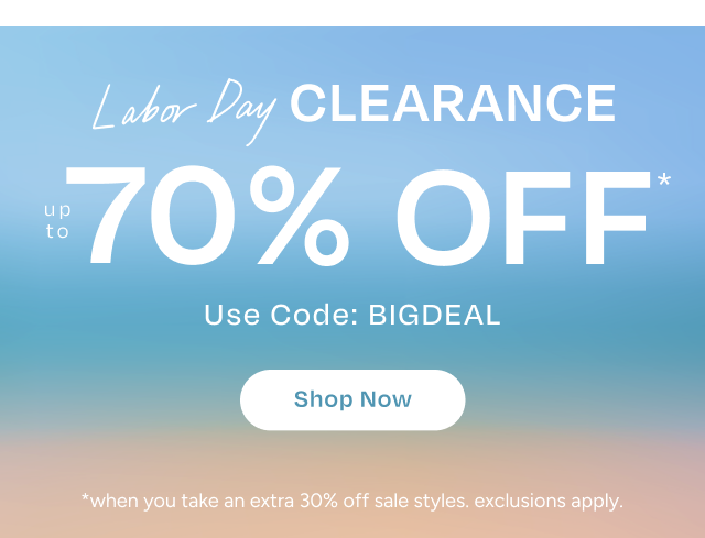 Labor Day Clearance - Image