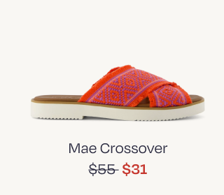 Mae Crossover Slide Sandal - Image