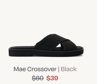 Mae Crossover Slide Sandal - Image
