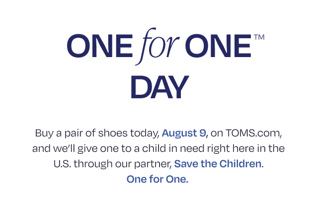 One for One Day - Image