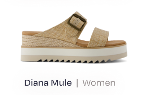 Diana Mule Buckle Wedge Sandal - Image
