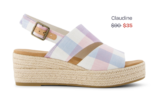 Claudine Wedge Sandal - Image