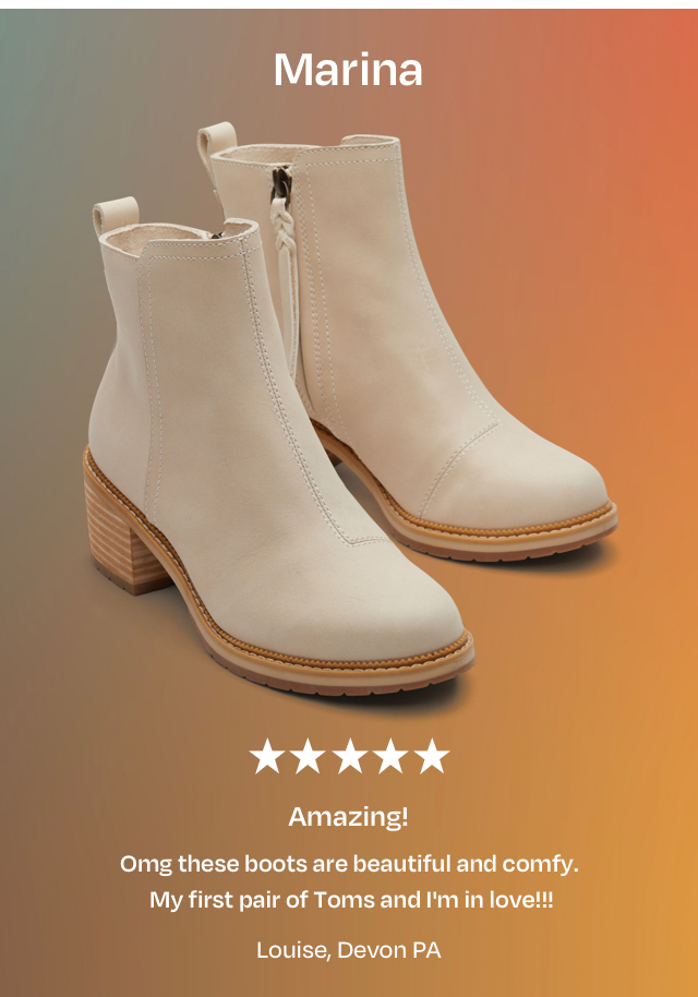 Beige Leather Marina Boot