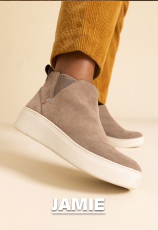 Taupe Grey Jamie Slip On