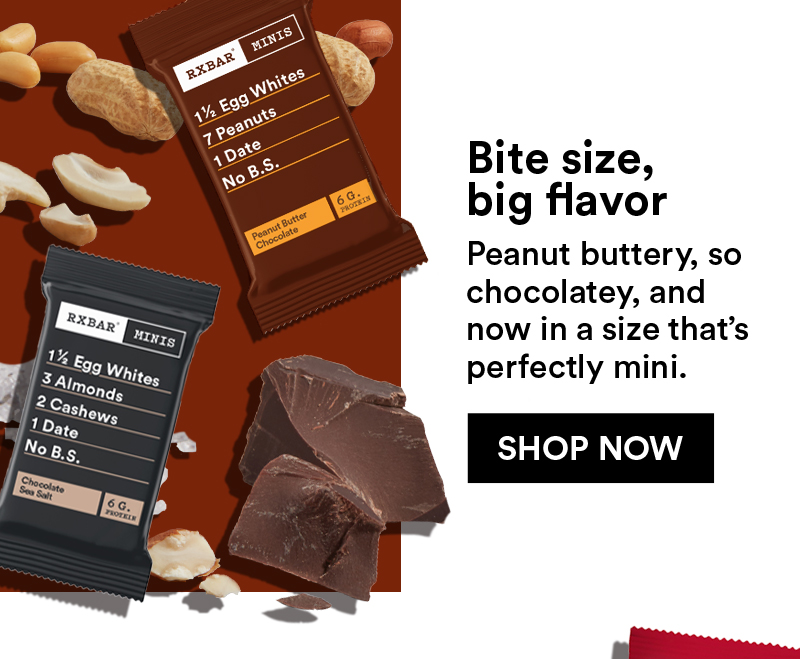 RXBAR Flavors In Two Sizes? Count Us In? - RXBAR Whole Food Protein Bar