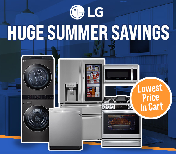 Eligible LG Kitchen appliances or front load laundry pair (rebate offer)