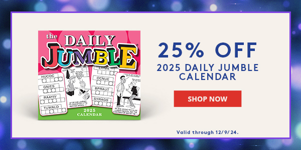 Jumble Calendar