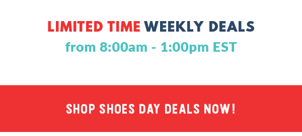 WEEKLY DEALS from 8:00am - 1:00pm EST 