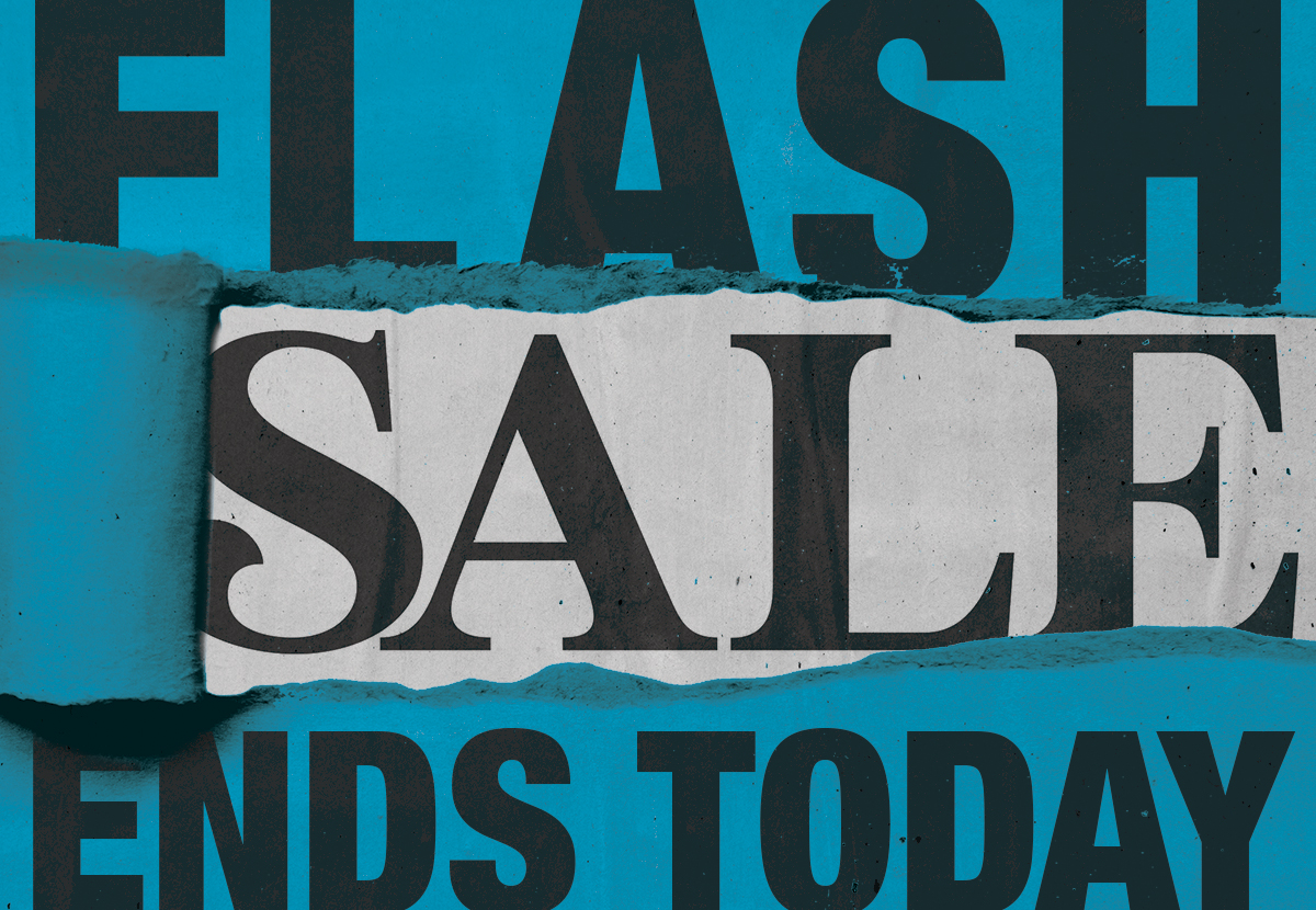 Flash Sale Ends Today