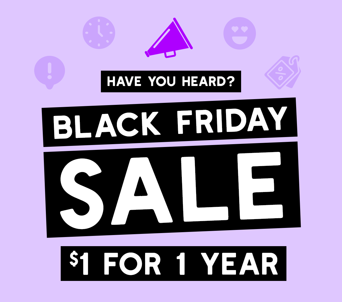 Black Friday Sale