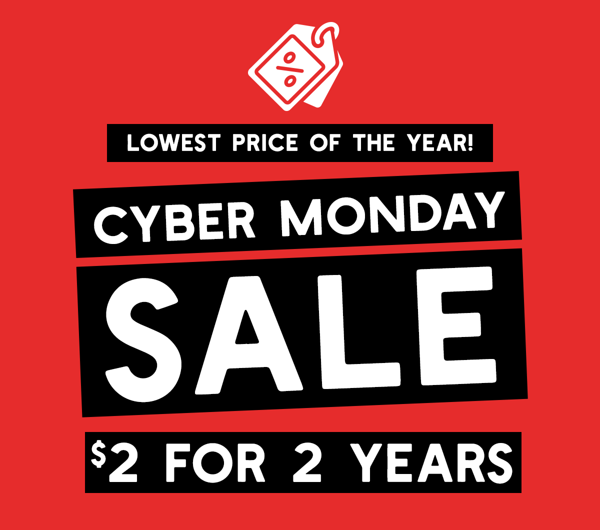 Cyber Monday Sale