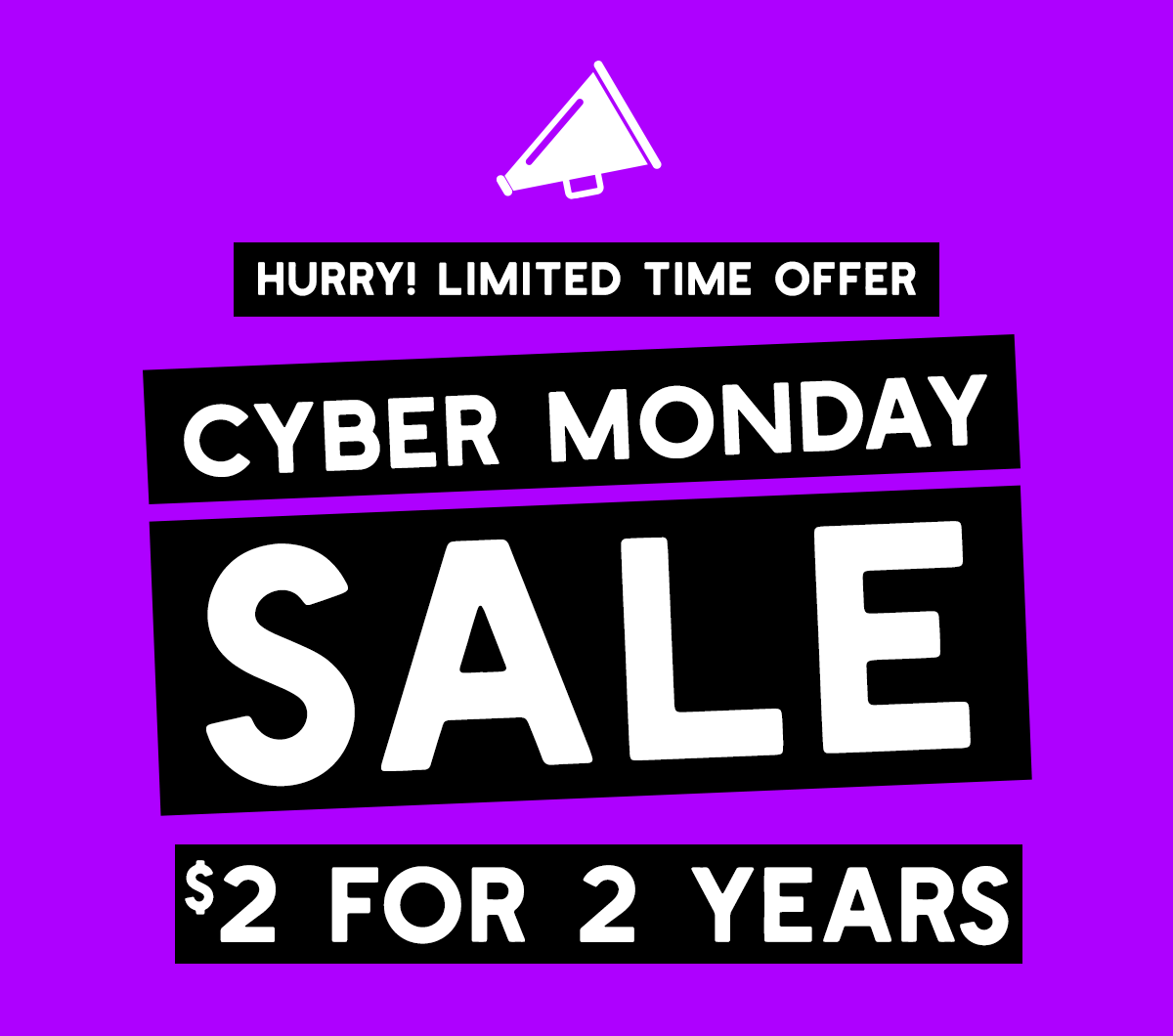 Cyber Monday Sale