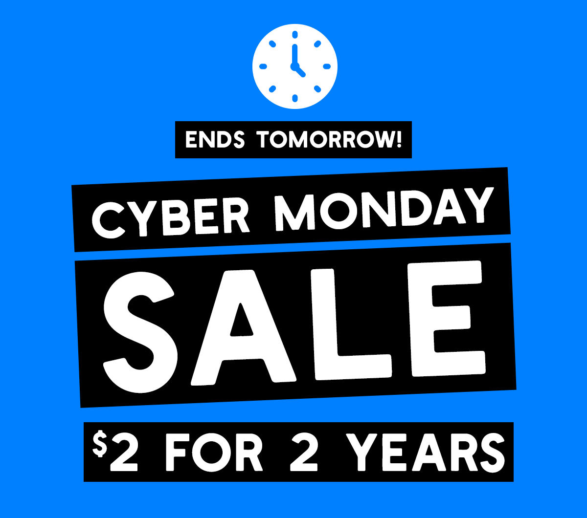 Cyber Monday Sale