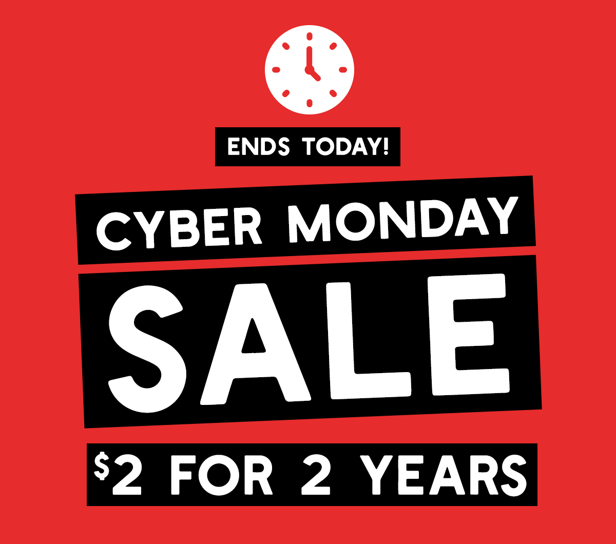 Cyber Monday Sale