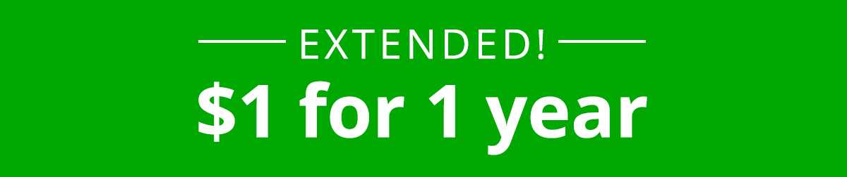 $1 for 1 Year
