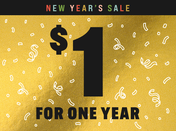 New Year Sale - $1 for 1 Year