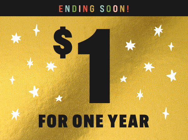 New Year Sale - $1 for 1 Year