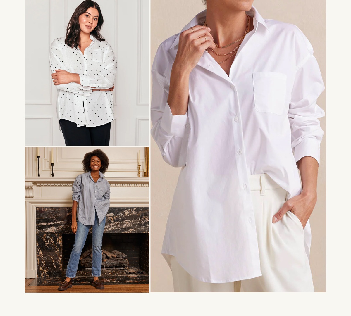 Shop the perfect boyfriend shirt.