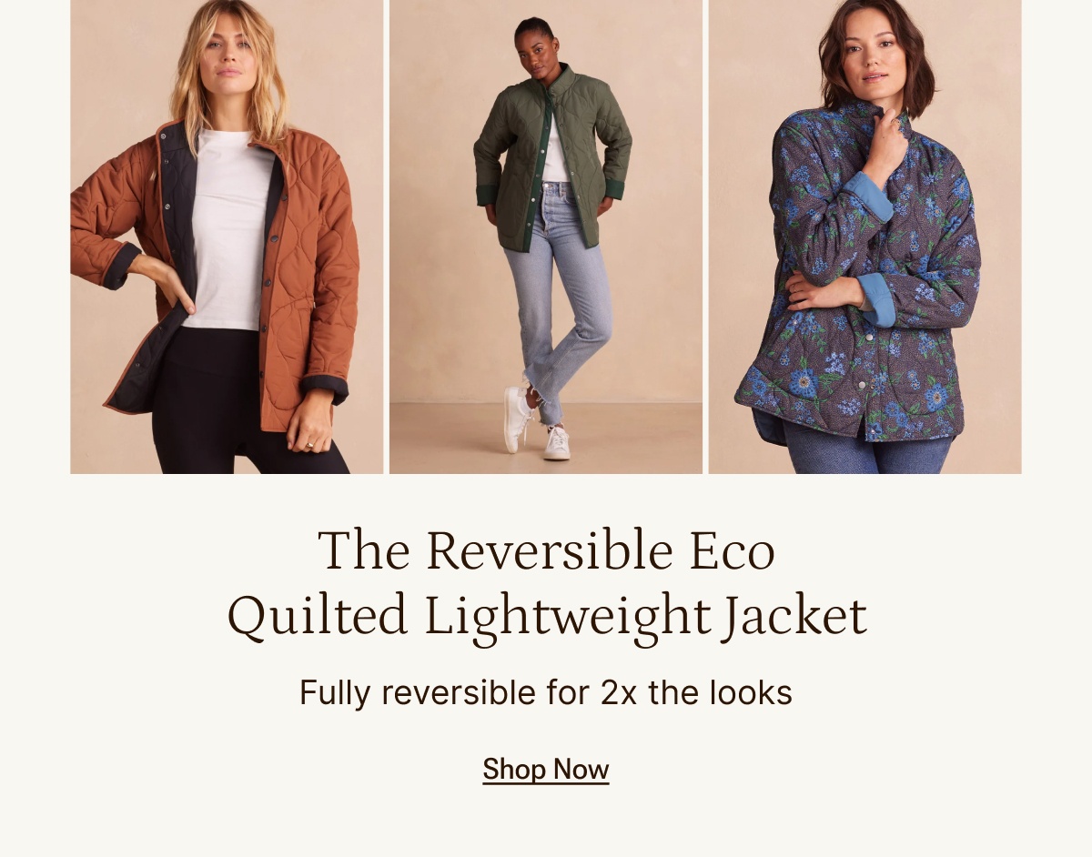 Shop the Reversible Eco Quilted Lightweight Jacket.