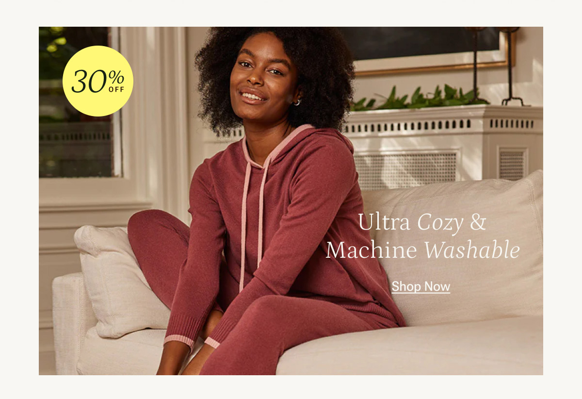 Ultra cozy and washable. 30% off ends tonight