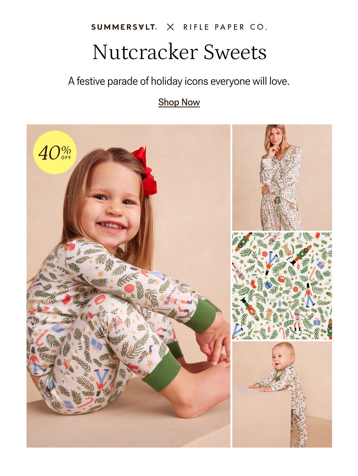 Shop our newest print Nutcracker Sweets.