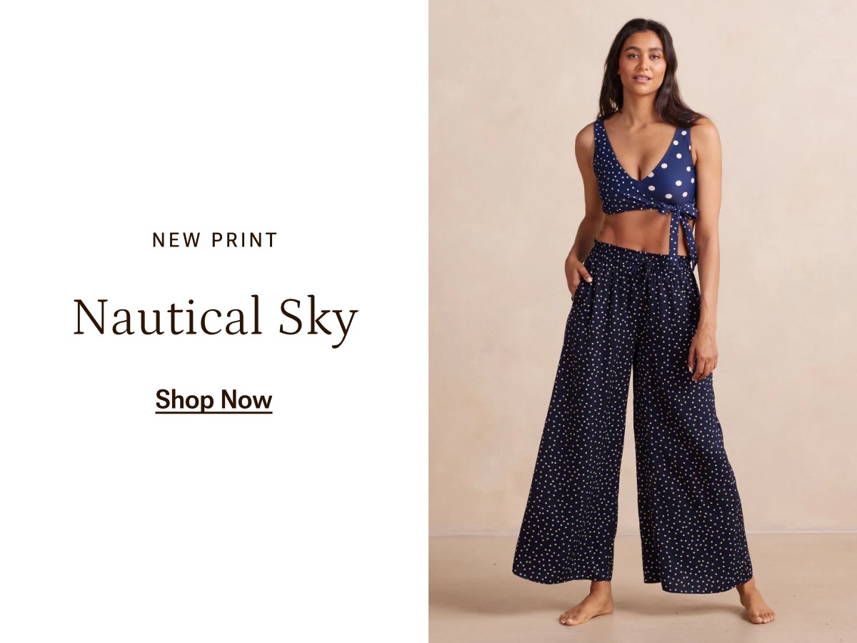 Shop the new print, Nautical Sky.