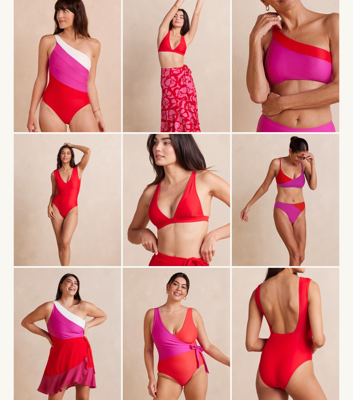 Shop pink and red suits picked for you.