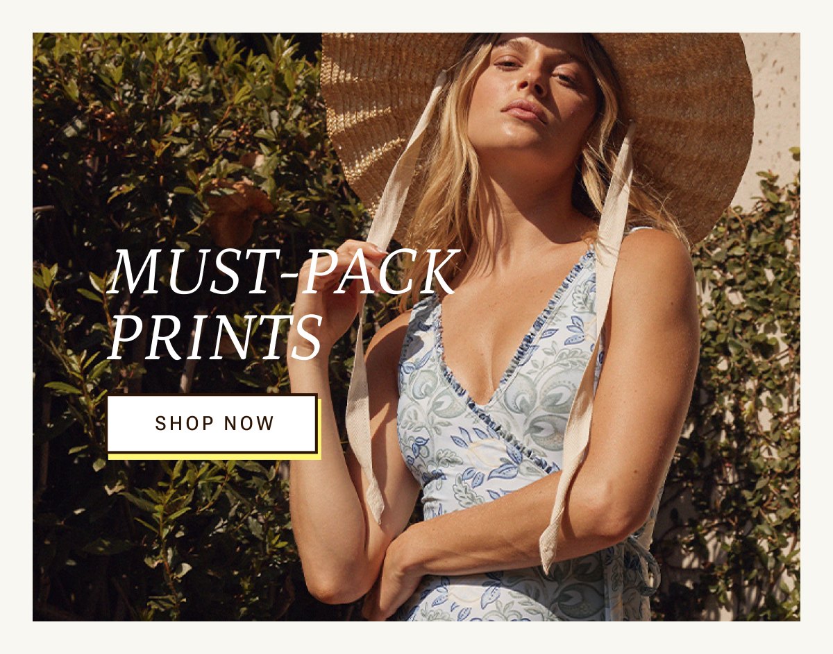 Must-pack prints. Shop now.