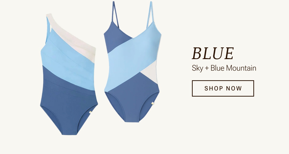 Shop blue swim (sky and blue mountain).