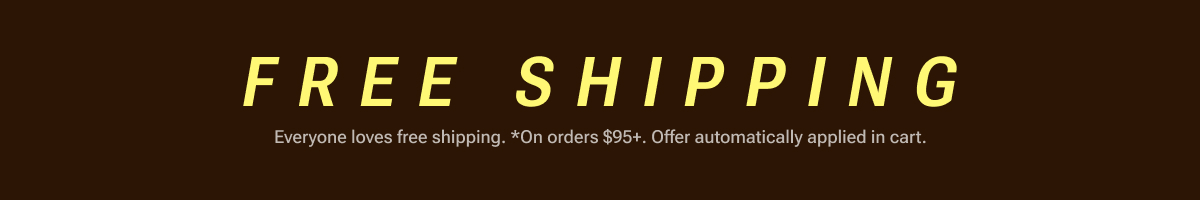 Free shipping on orders $95+