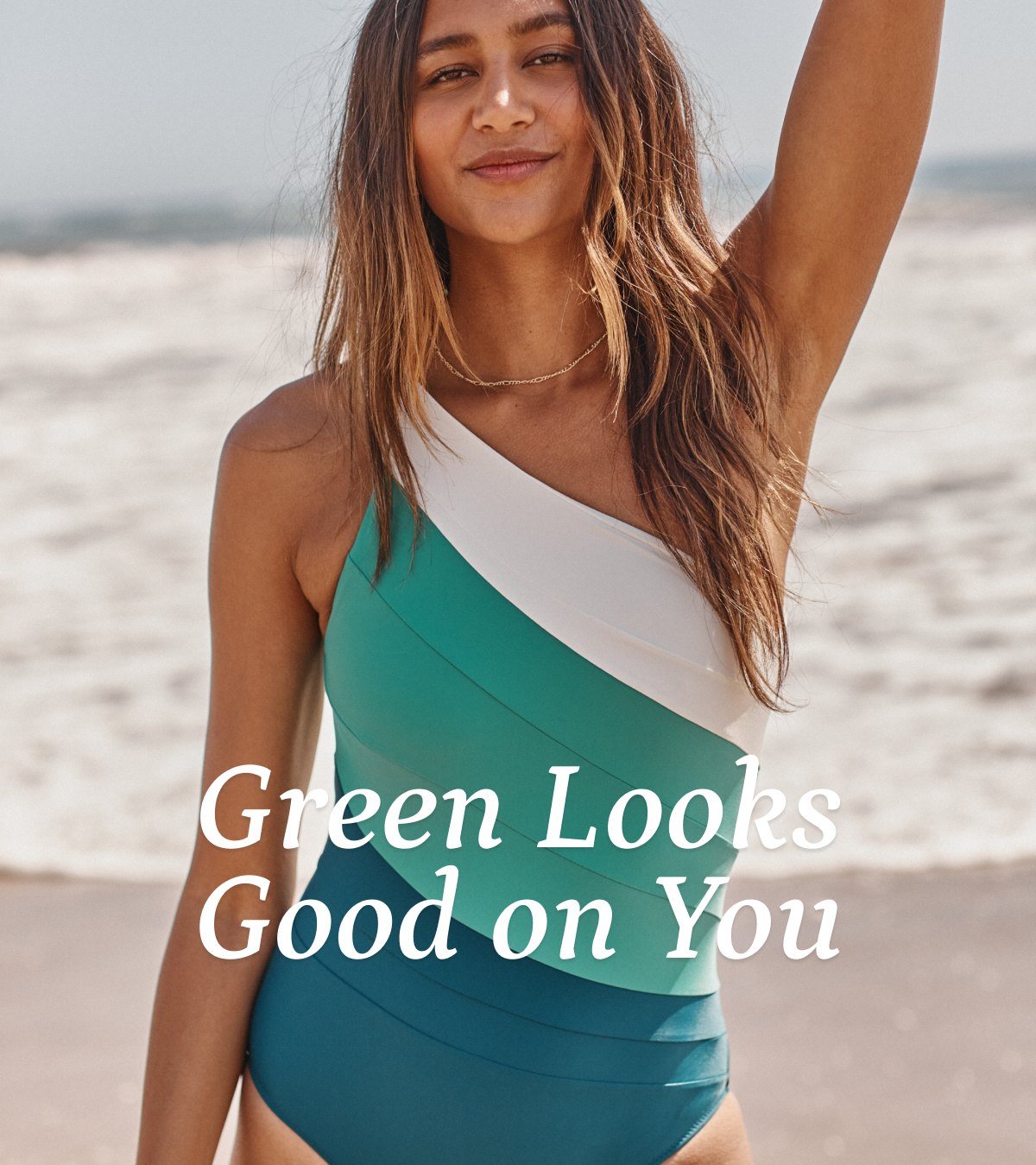 Green looks good on you. Shop now.