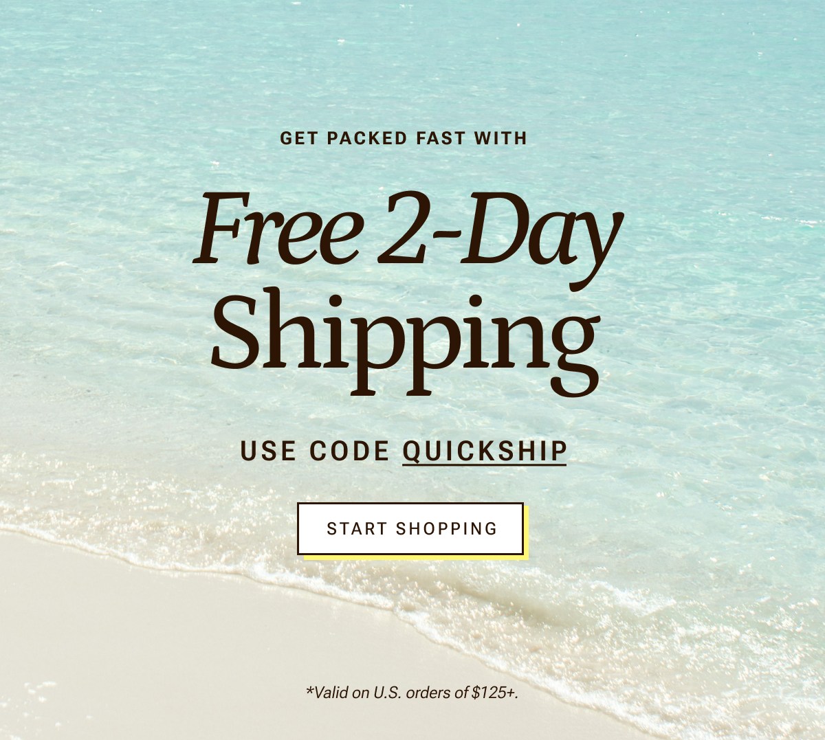 Get packed fast with Free 2 Day Shipping with code QUICKSHIP. Start shopping.