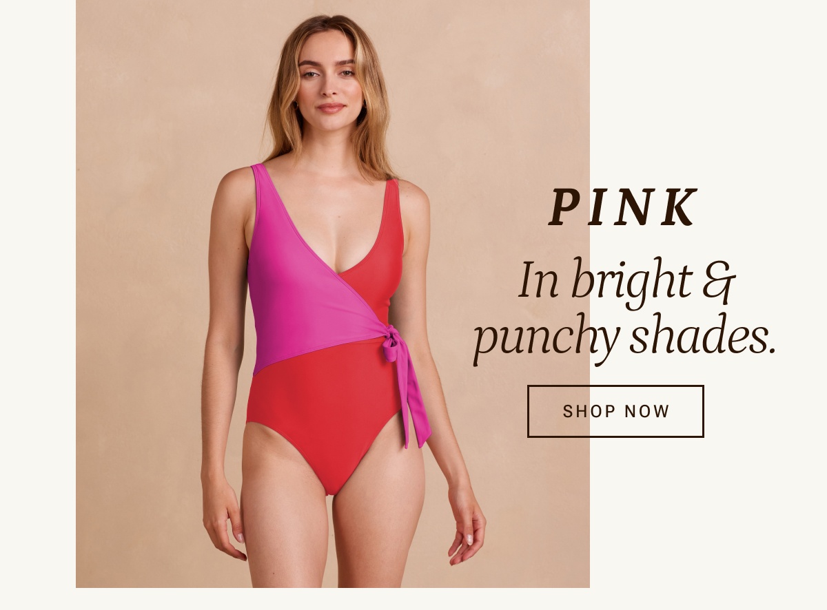 Pink. In bright and punchy shades. Shop now.