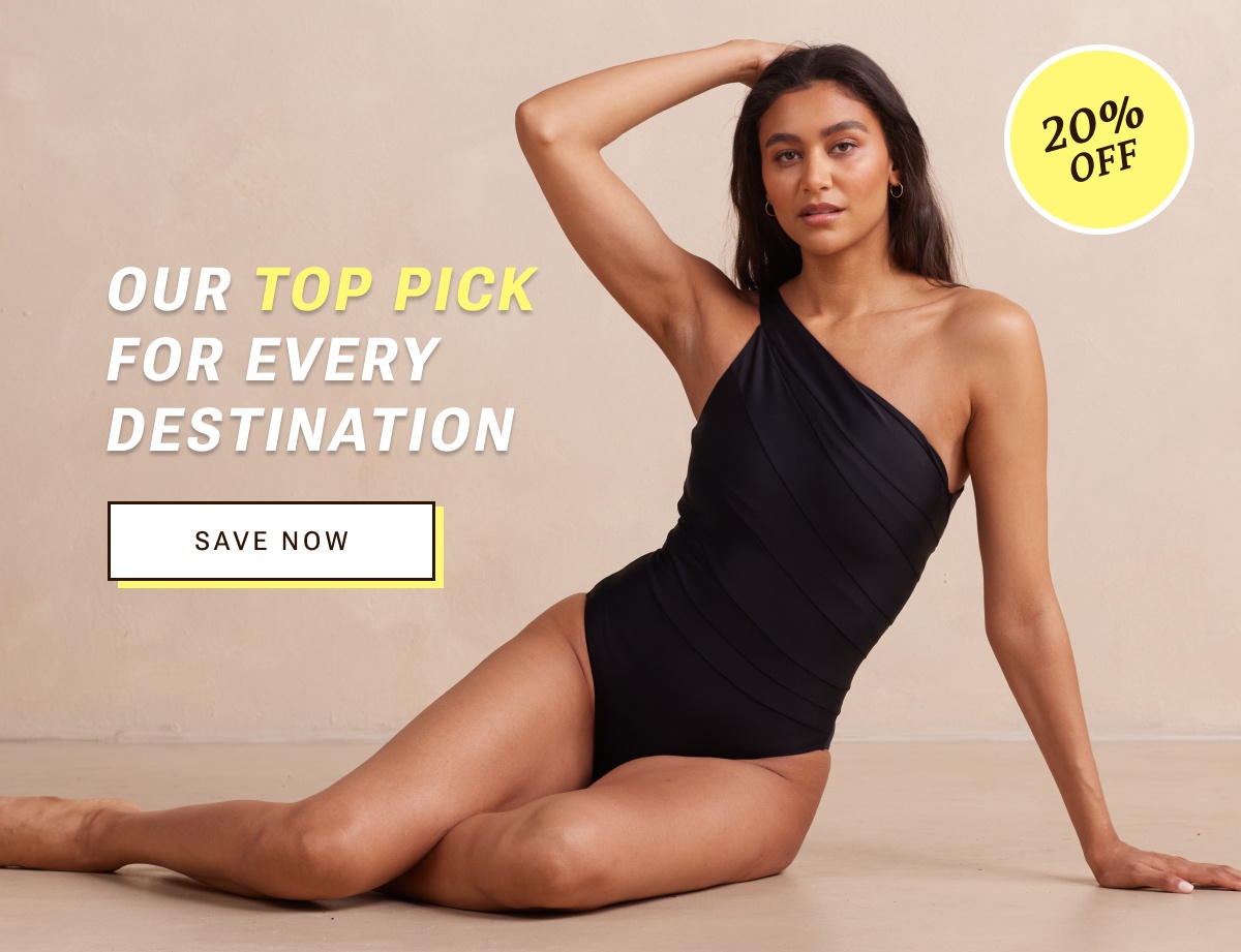 Shop our top pick for every destination for 20% off.