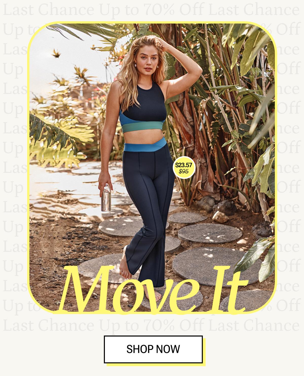 Move it. Save up to 70% on these active styles.