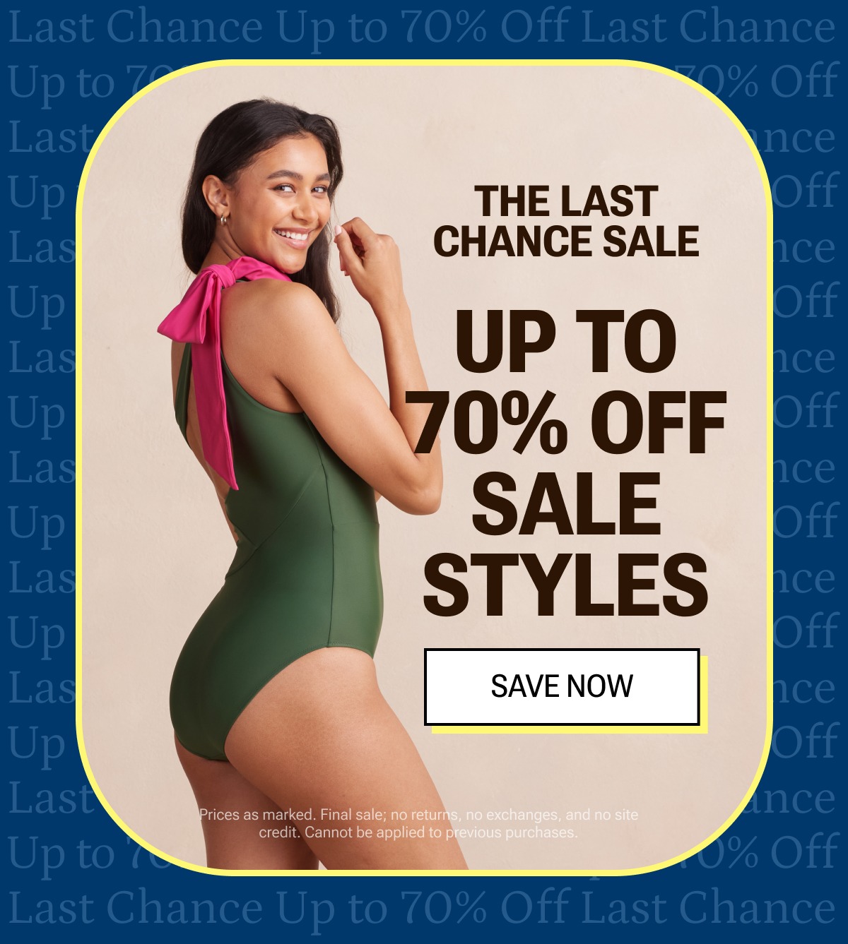 Up to 70% off sale styles.