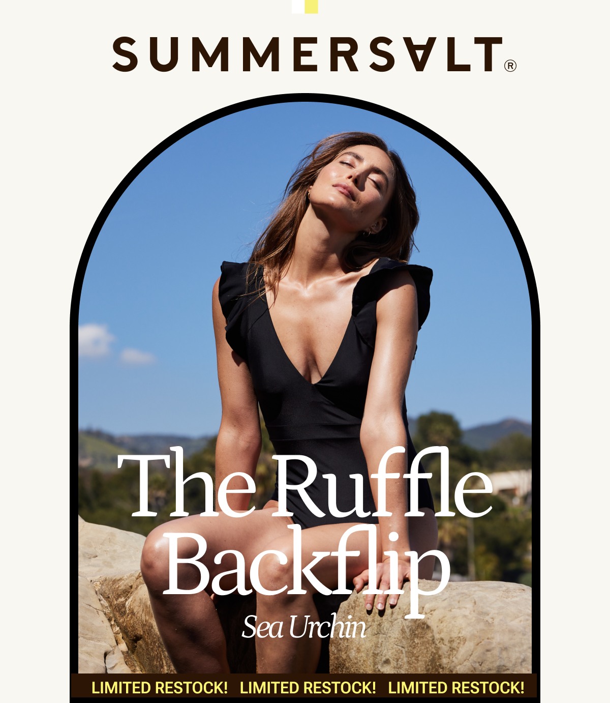 Limited restock: the Ruffle Backflip