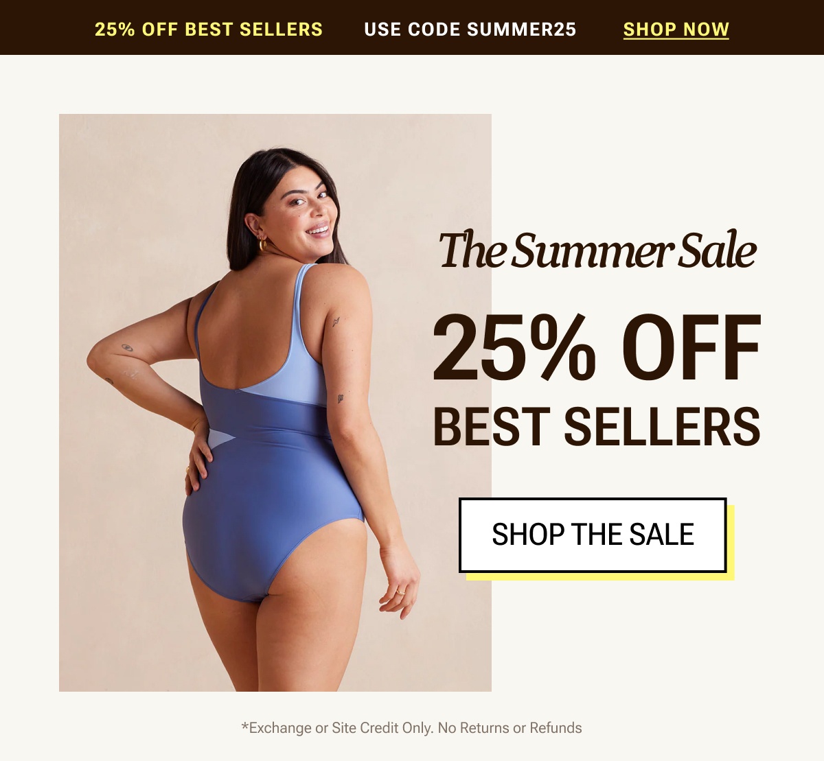 25% off best sellers during the Summer Sale. Save now.