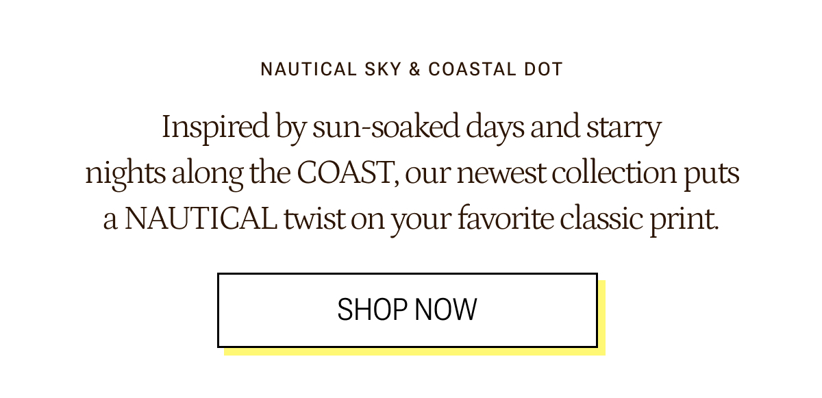 Meet nautical sky and coastal dot.