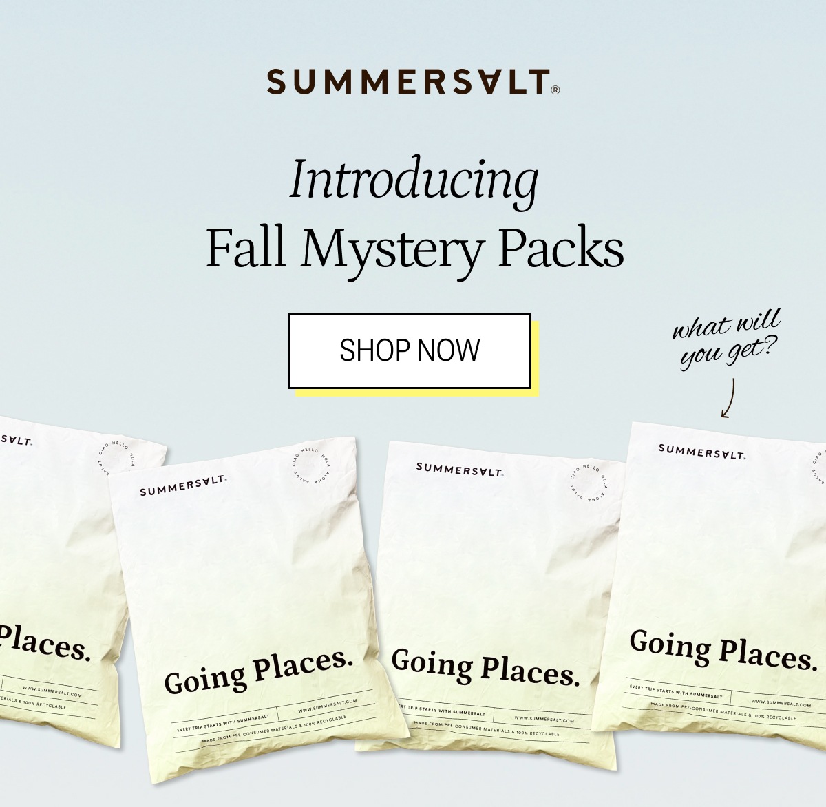 Introducing fall mystery packs