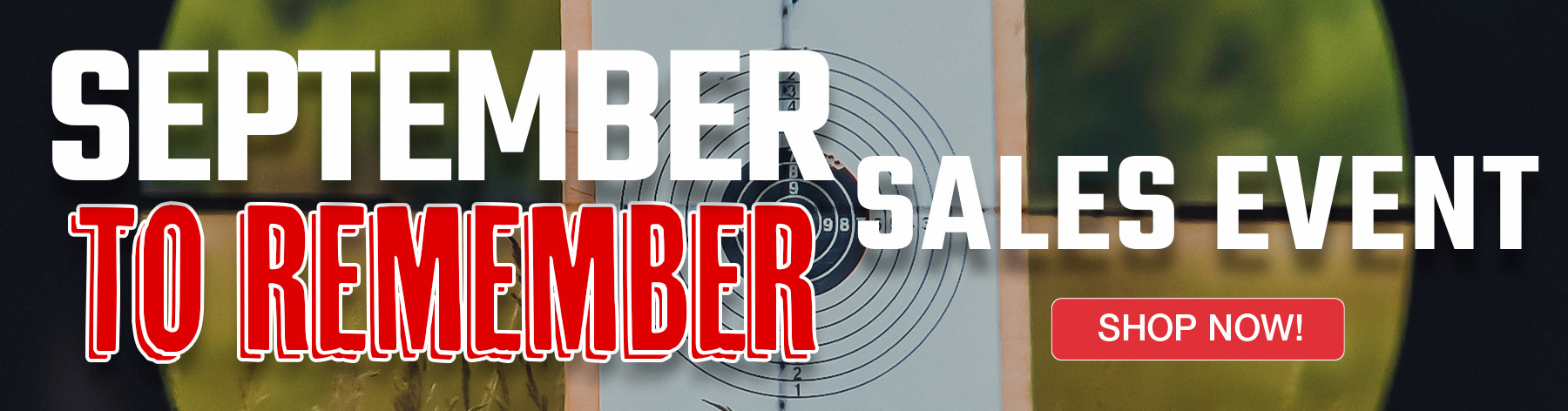 SEPTEMBER TO REMEMBER SALES EVENT!