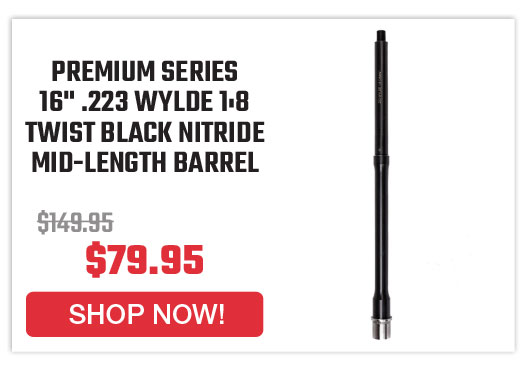 premium-series-16-223-wylde-18-twist-black-nitride-mid-length-barrel